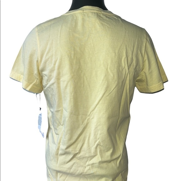 7 for All Mankind‎ Women’s Basic Tee Shirt  Size Small NEW NWT Yellow # basic - Picture 3 of 5